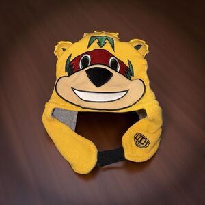 NHL MN Wild Little Kids Goldie Mascot Ear Flap Hat